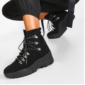 Lace Up Hiker Boots - never worn